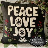 Peace Love Joy Pillow