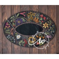 Flower Garden Crazy Table Mat