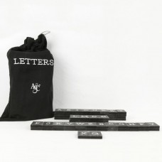 Black and White Newspaper Letters-15251