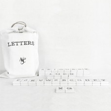 White and Black Newspaper Letters-155248
