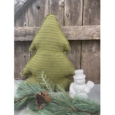 Fresh Stitched Trees-Light Green Stripe