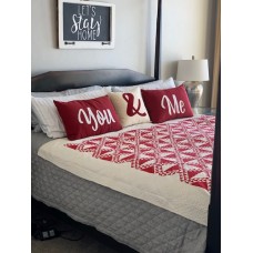 You & Me Pillow and Quilt Set