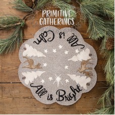 All Is Calm All Is Bright Table Mat