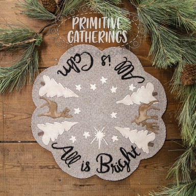 All Is Calm All Is Bright Table Mat