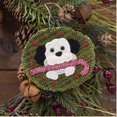 Buster's Holiday Wreath Ornament