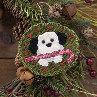 Buster's Holiday Wreath Ornament