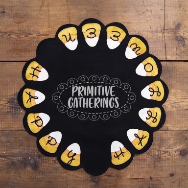 Candy Corn Wishes Table Mat