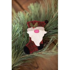 Gnome Santa Stocking Ornament