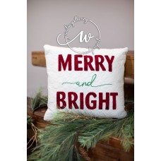 Merry and Bright Pillow