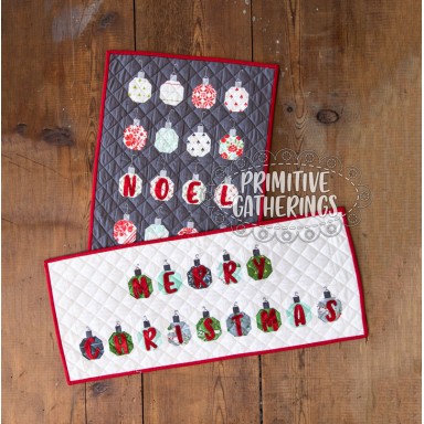 Ornament Quilt and Runner