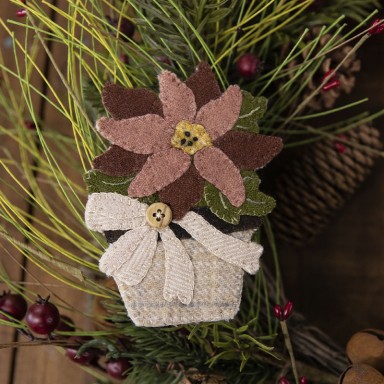 Poinsettia Ornament