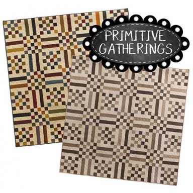 Primitive Scrappy Picnic Quilt  