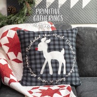 Rudolph The Red Nose Reindeer Pillow 