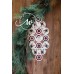 Santa And His  Reindeer Ornaments or Table Mat