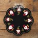 Gnome Christmas Scalloped Mat