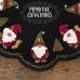 Gnome Christmas Scalloped Mat