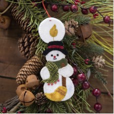 Snowman Candle Ornament