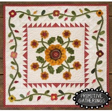 Squash Blossoms Mini Quilt