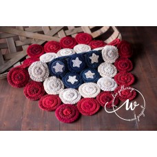 Star Spangled Penny Mat