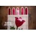  Strawberry Ice Cream Tulip Table Runner