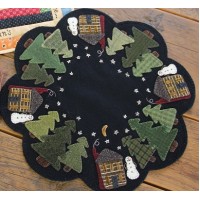 Winter Cabin Table Mat