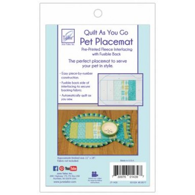 Quilt As You Go Pet Placemat-Cats