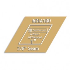 1" 6 Point 60 Degree Diamond 3/8 Seam