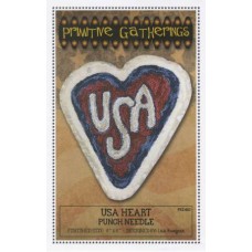 USA Heart Punchneedle