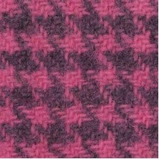 Pink Posie Houndstooth