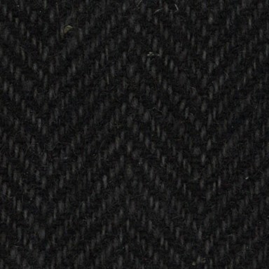Hand Dyed Black-Herringbone