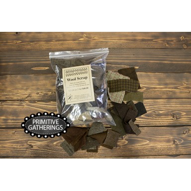 Wool Scrap Bags-Blacks