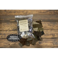 Wool Scrap Bags-Browns