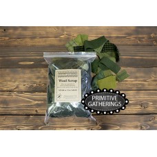 Wool Scrap Bags-Greens