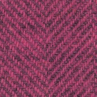 Pink Posie Herringbone