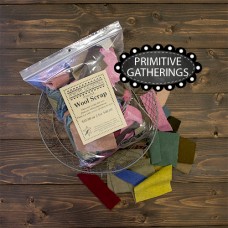 Primitive Wool Scrap Bag