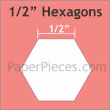 1/2" Hexagon Small Pack