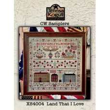 Land That I Love Cross Stitch Chart