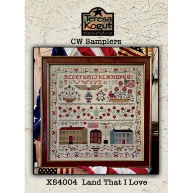 Land That I Love Cross Stitch Chart