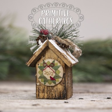 Cardinal Christmas Cross-stitch  