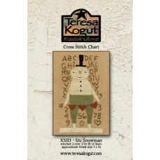 Stu Snowman Cross Stitch Chart