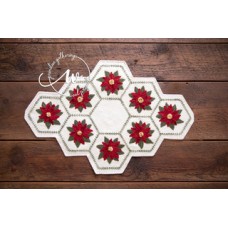 Christmas Poinsettia Table Mat