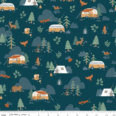 Camp Woodland F12570-Navy