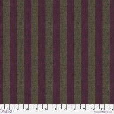 Shot Cotton Wide Stripe-SSGP001-Cranberry