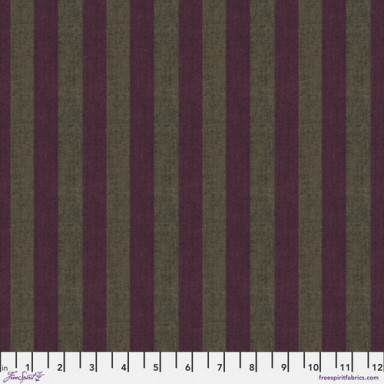 Shot Cotton Wide Stripe-SSGP001-Cranberry