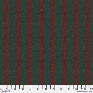 Shot Cotton Wide Stripe-SSGP001-Russett