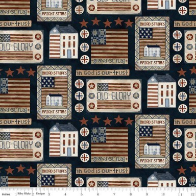 Bright Stars C13101 Navy