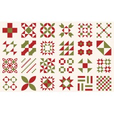 Red Barn Christmas Panel 55542 11