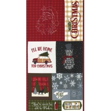 Yuletide Gatherings Patchwork Panel
