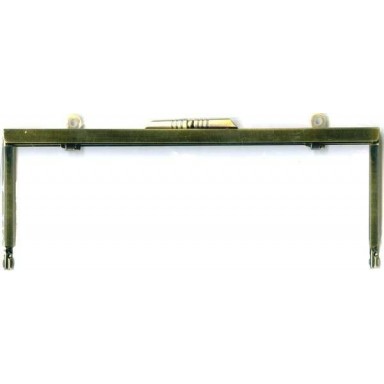 Open Channel  Antique Gold Metal Purse Frame