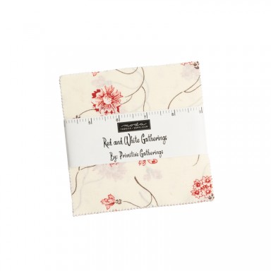Red And White Gatherings Charm Pack